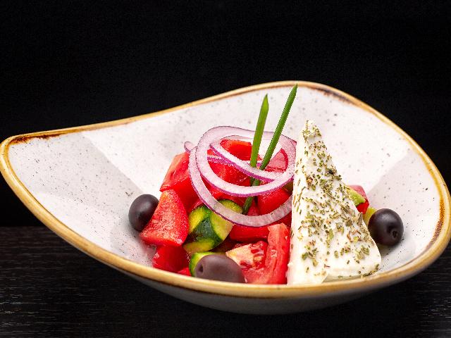 Greek salad with Kalamata olives