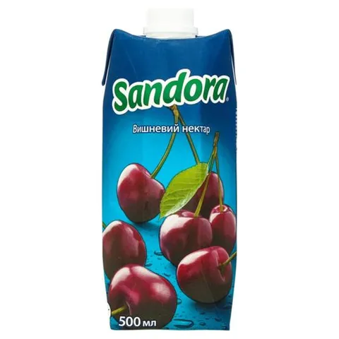 Сік Sandora Вишневий нектар 0,5 л (12417)