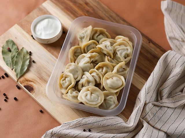 Пельмені свино-яловичі