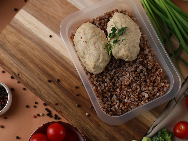 XL Boх &numero;4 Гречка+котлети курячі парові