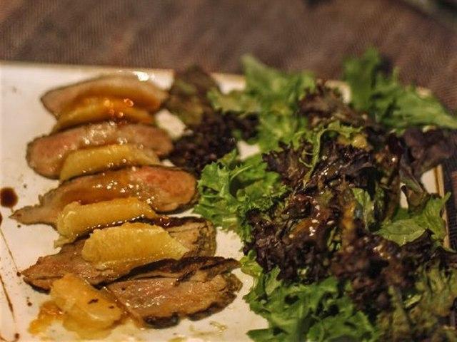 Теплый с утиной грудинкой