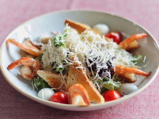 Цезарь с креветками