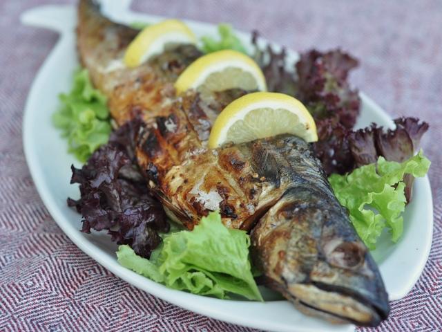 Шашлык Печёная скумбрия