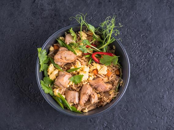 Рис wok с уткой