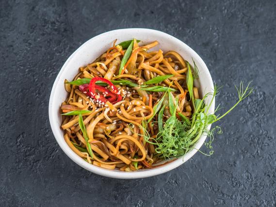 Лапша  яичная wok с овощами