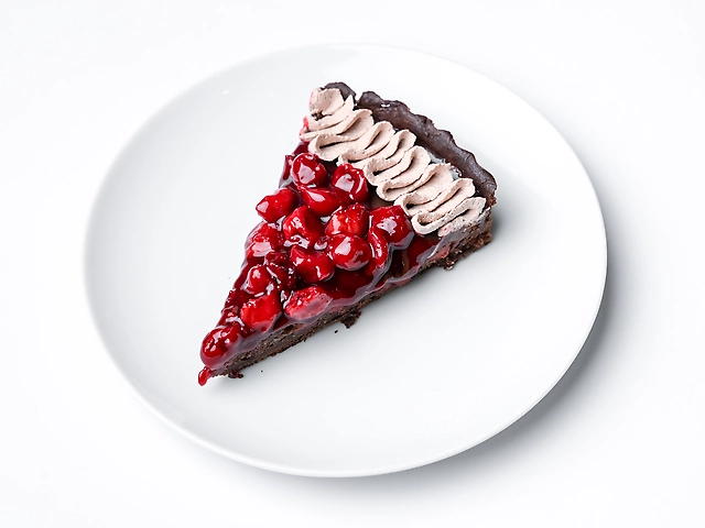 Вишневий тарт з шоколадом