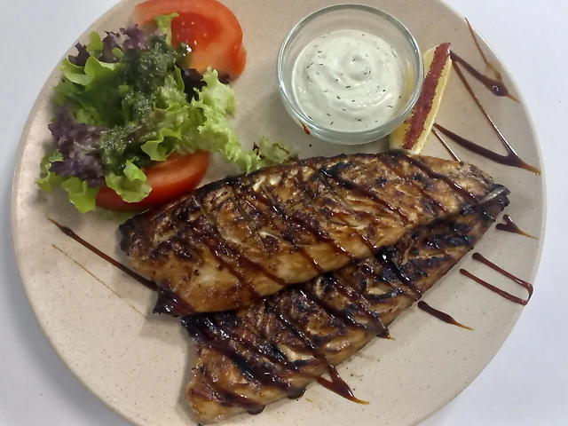 Grilled mackerel
