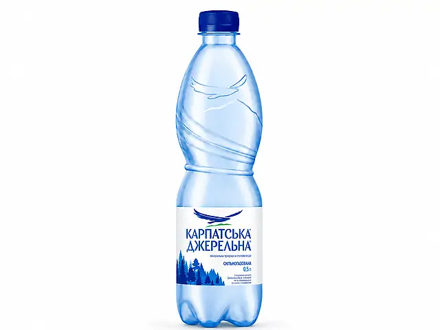 Карпатська Джерельна, 0,5л, газована