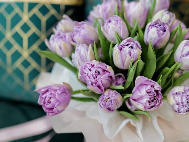 Букет 89 (тюльпан пионовидный)