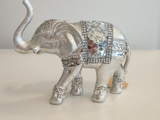 Статуэтка Слон серебро 15см