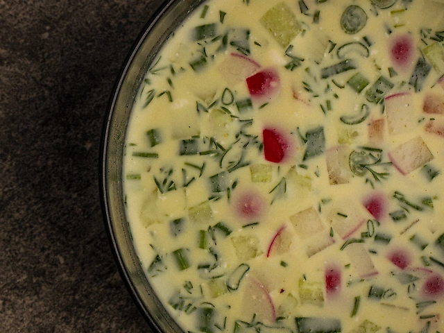 Окрошка овочева