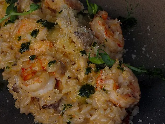 Ризото з креветками