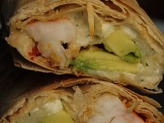 Лаваш з креветкою