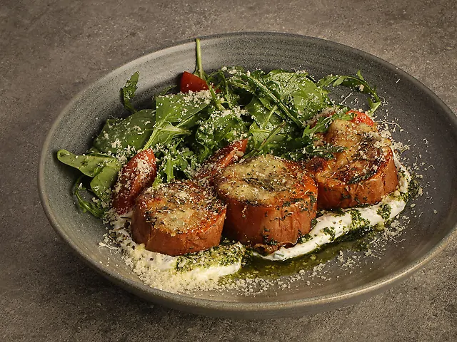 Запечений батат з пармезановою скоринкою