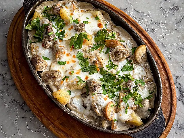 Сковорідка з печінкою та серцями