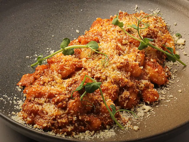 Ньокі з соусом Болоньєзе