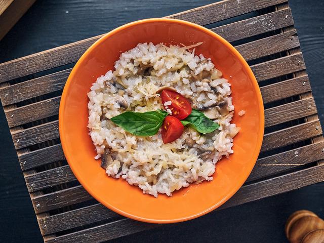 Risotto с белыми грибами