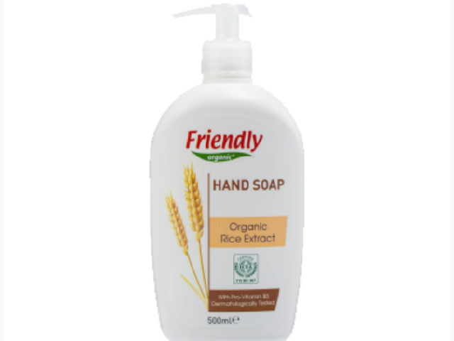 Органическое жидкое мыло для рук с экстрактом риса Friendly organic 500 мл