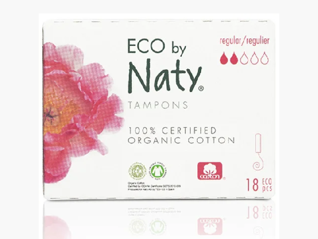 Органические тампоны Eco by Naty Regular 18 шт