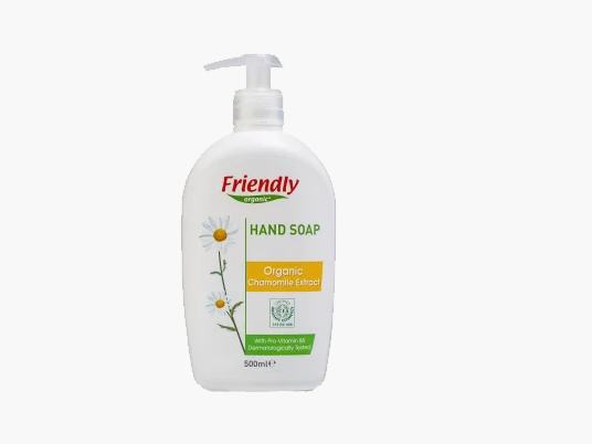 Органическое жидкое мыло для рук Friendly organic с экстрактом ромашки 500 мл