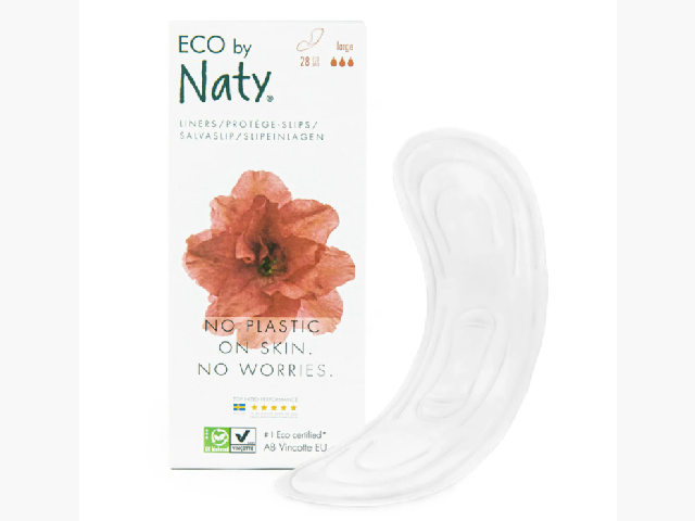 Органические ежедневные прокладки Eco by Naty Large 28 шт