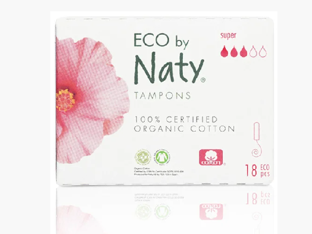 Органические тампоны Eco by Naty Super 18 шт
