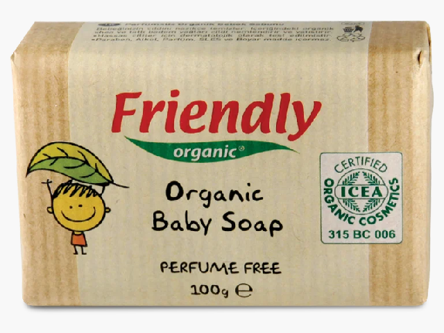 Органическое твердое мыло для рук Friendly organic без запаха 100 гр
