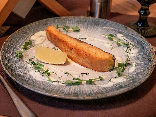 Стейк з лосося