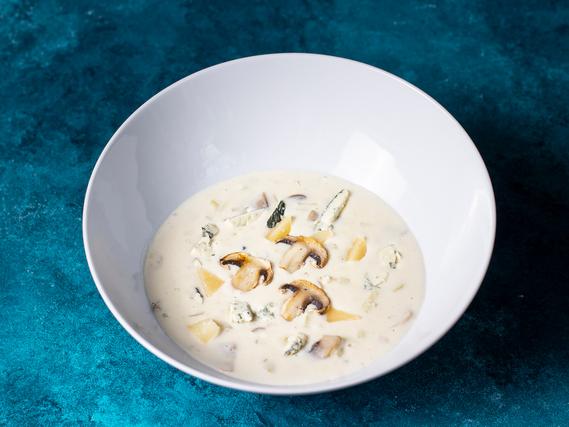 Сырный с грибами