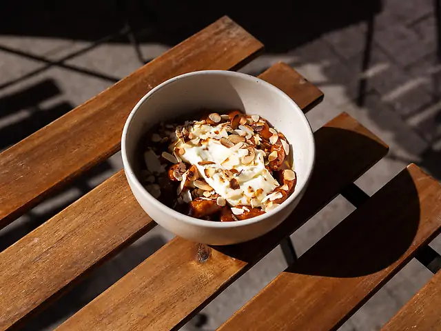 Ліниві вареники з кремом