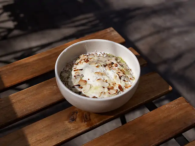 Вершкова гречка з пармезаном