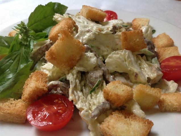 Салат Цезар з куркою