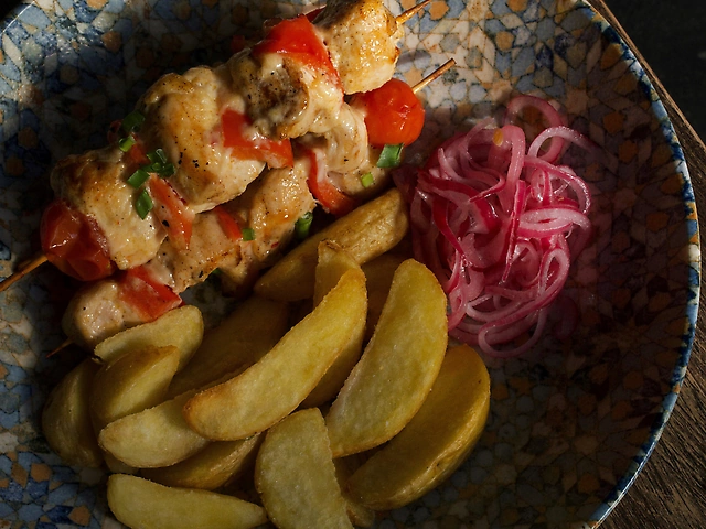 Курячий шашлик Grill з овочами