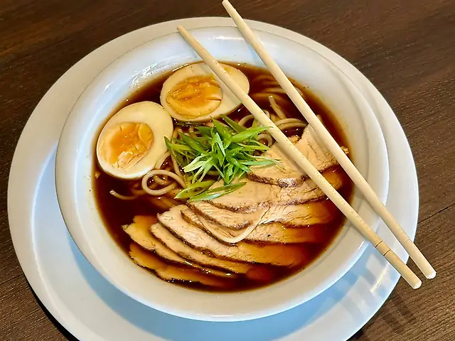 Рамен с курицей