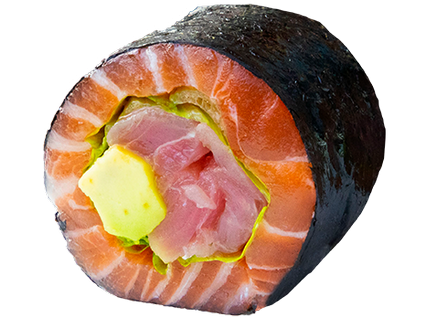 Кето суші з лососем