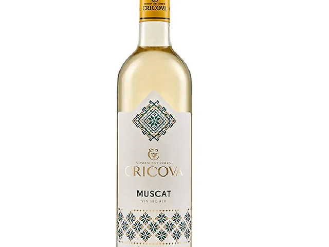 Вино Cricova Muscat Національне біле сухе 0,75л 12%