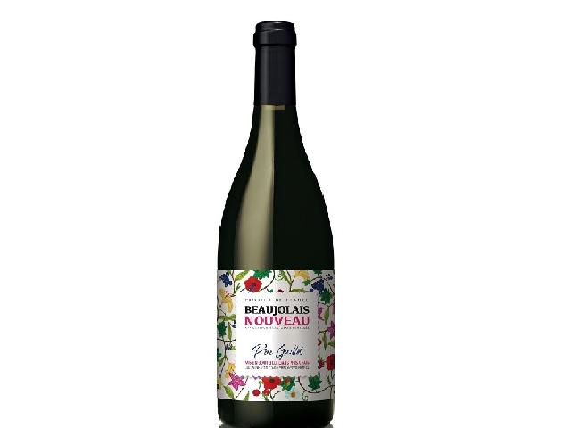 Вино Beaujolais Nouveau Piere Guillot чевроне сухе 2023, 12%, 0,75