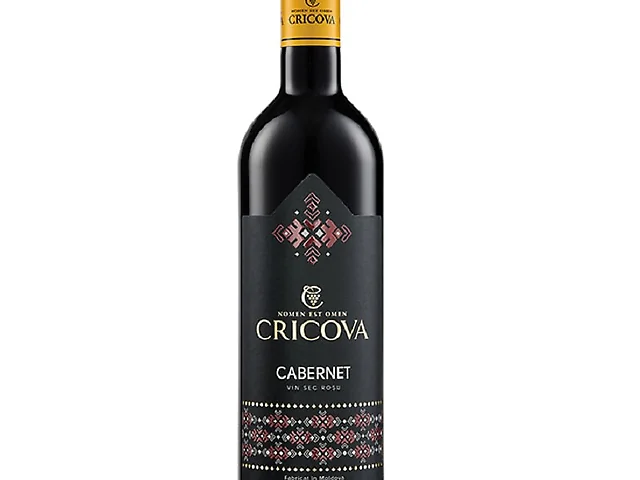 Вино Cricova Cabernet Національне червоне сухе 0,75 л 12,5%