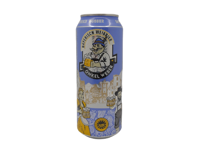ONKEL WEBER BAYERISCH WEISSBIER 0,5л ж/б