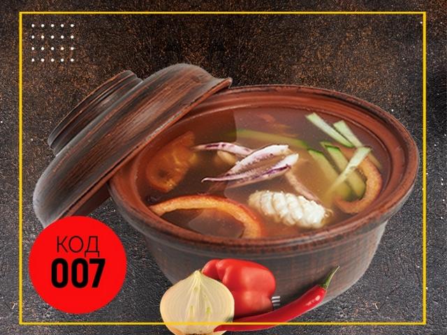 007 Суп з морепродуктами