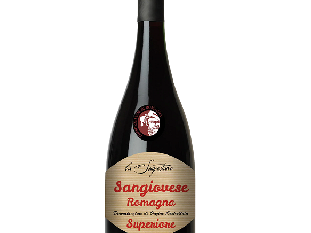 Вино Sangiovese Superiore la Sagrestana сухое красное 11.5% 0,75
