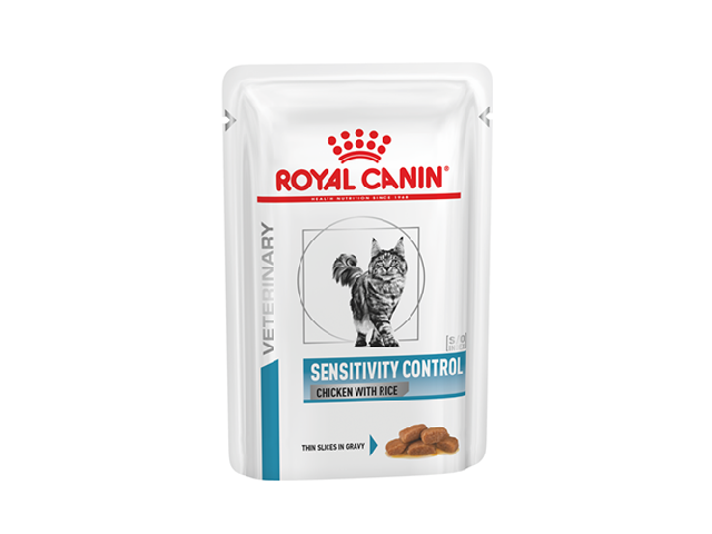 Royal Canin CatVetDiet SENSITIVITY CONTROL, дієтичний паучі для кішок з чутливим травленням, 85гр