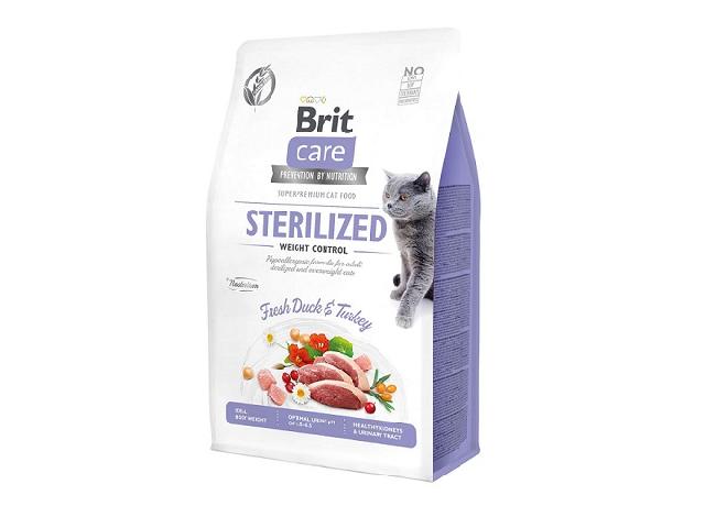 Brit Care Cat Sterilized Weight Control, беззерновий, контроль ваги д / стерилізованих