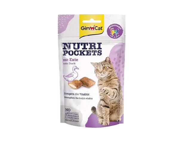 Nutri Pockets для кошек Качка + Мультивітамін 60г