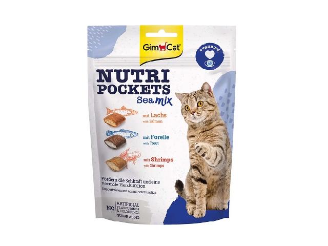 Nutri Pockets для кішок Морський мікс 150г