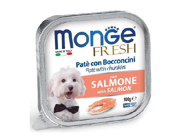 MONGE DOG WET Fresh Salmon паштет, лосось 100гр