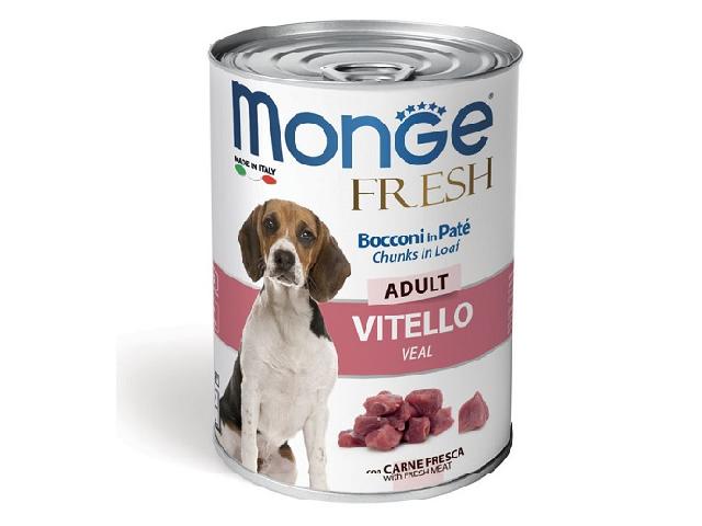 MONGE DOG WET Fresh Veal телятина, паштет 400гр