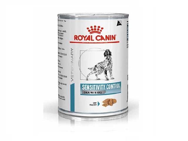 Royal Canin Dog VetDiet SENSITIVITY CONTROL Duck, дієтична консерва з качкою для собак з харчовою алергією, 420г