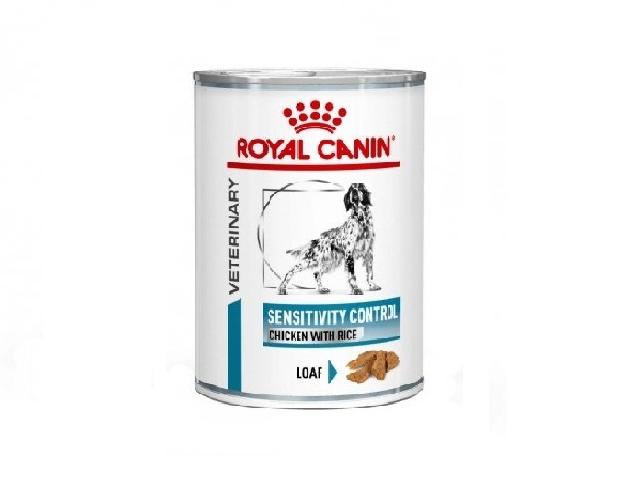 Royal Canin Dog VetDiet SENSITIVITY CONTROL Chicken, дієтична консерва з куркою для собак з харчовою алергією, 420г