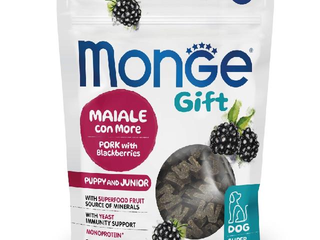 Monge Gift Dog Puppy and Junior Growth support свинина з ожиною